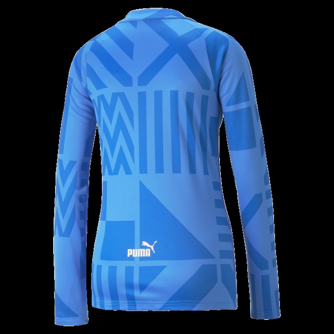 Italia Fotball Prematch Hjemme Sweatshirt Kvinner Puma På Salg Tenne Blå-elektrisk Blå