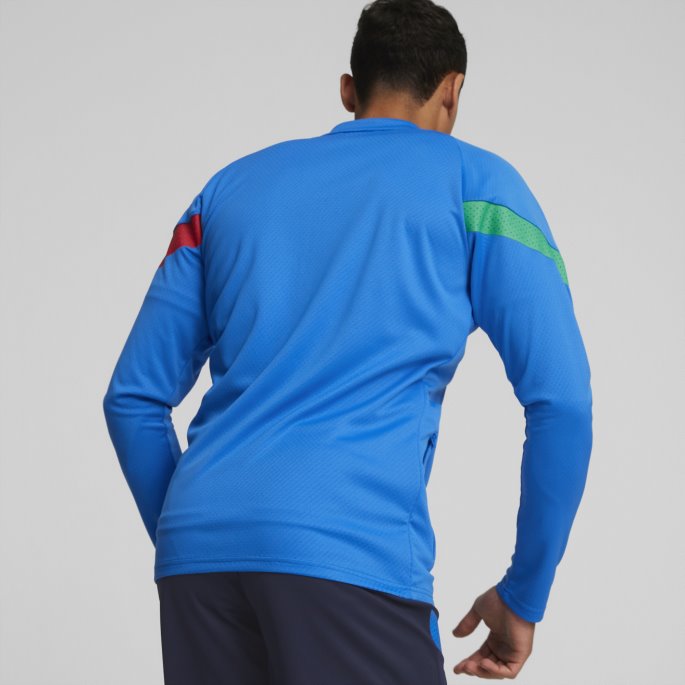 Puma På Salg Italia Fotballspiller Treningsjakke Herre Ultra Blå-hvit