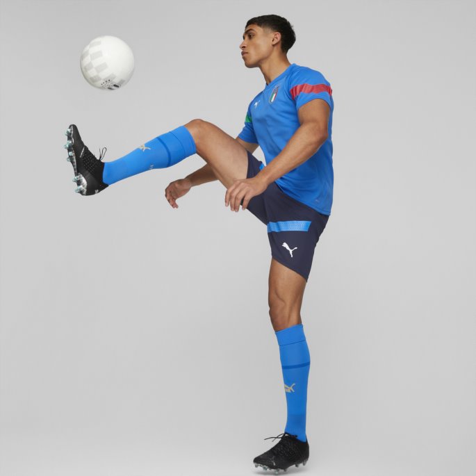 Ultra Blå-hvit Italia Fotballspiller Treningstrøye Menn Puma På Salg
