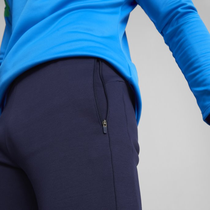 Italia Fotball Casuals Bukser Menn Peacoat-team Gold Puma På Salg