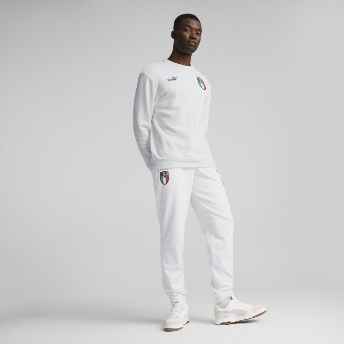 Italy Ftblculture Crewneck Herregenser Puma På Tilbud Hvit Lyng