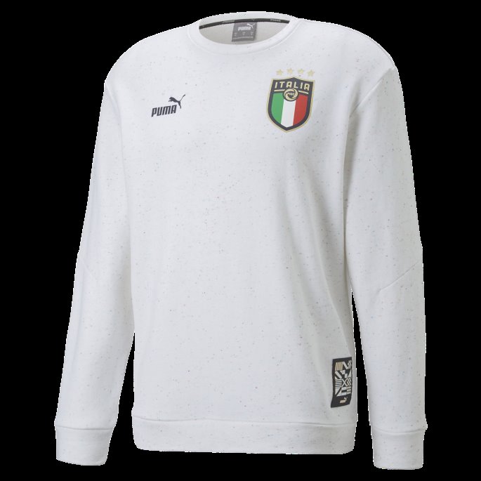 Italy Ftblculture Crewneck Herregenser Puma På Tilbud Hvit Lyng