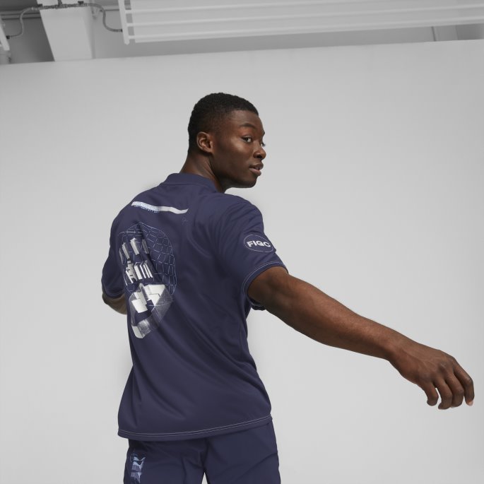 Puma På Salg Italia Football Statement Herretrøye Peacoat-Nimbus Cloud