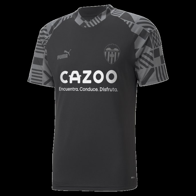 Black-castlerock Valencia Cf Fotball Prematch Jersey Menn Puma På Tilbud