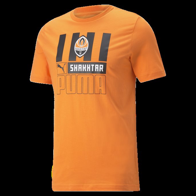 Gylden Valmue-svart Fc Shakhtar Donetsk Fotball Ftblcore Tee Menn Puma På Salg