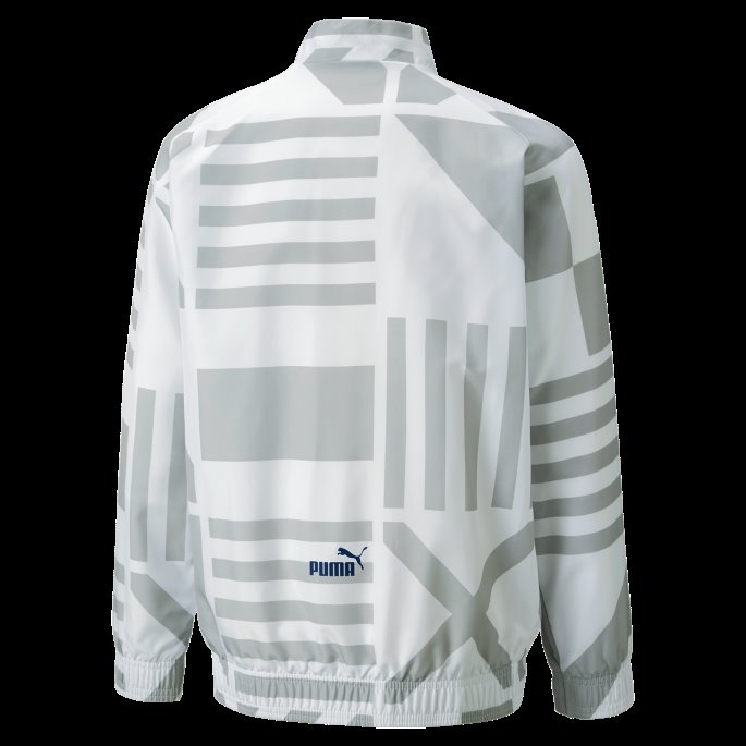 White-limoges Olympique De Marseille Fotball Prematch Jakke Ungdom Puma På Salg