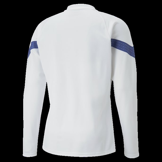Puma På Tilbud Olympique De Marseille Fotball Quarter-zip Trening Topp Menn Hvit-limoges