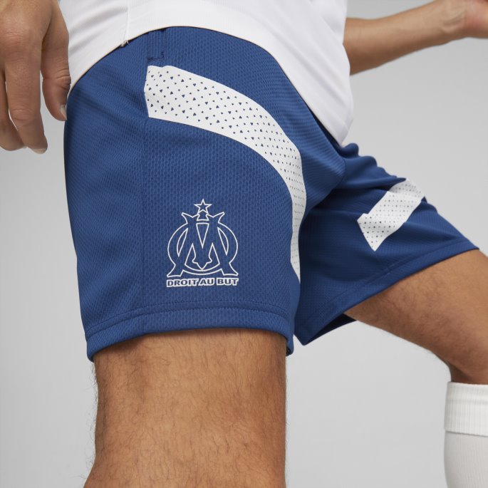 Puma På Tilbud Olympisk Marseille Fotball Treningshorts Herre Limoges-hvit