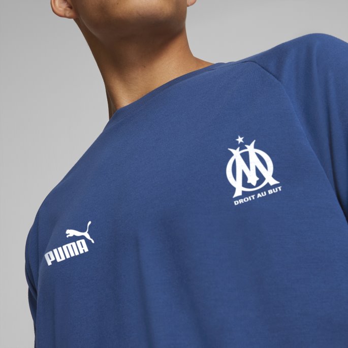 Olympique De Marseille Fotball Casuals Tee Menn Puma På Tilbud Limoges-havntåke