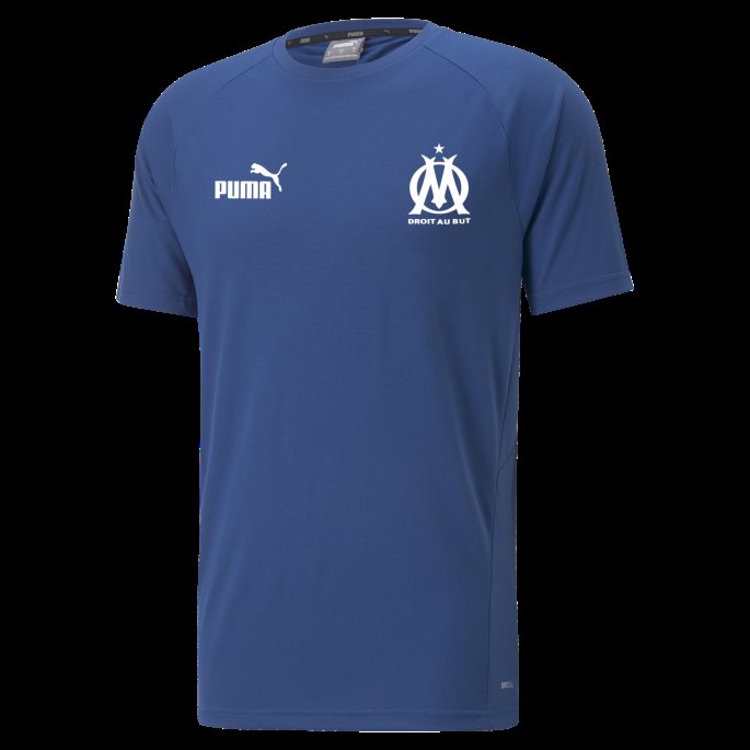 Olympique De Marseille Fotball Casuals Tee Menn Limoges-havn Mist Puma På Salg