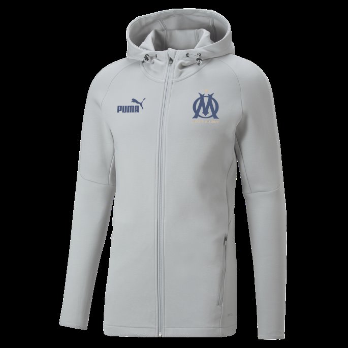 Olympique De Marseille Fotball Casuals Hettejakke Menn Puma På Salg Havnetåke-limoges