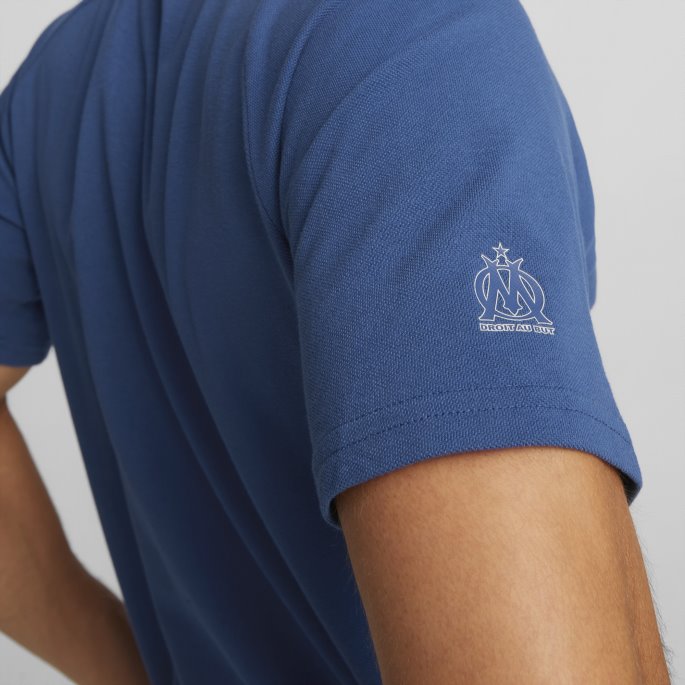 Limoges-havn Mist Olympique De Marseille Fotball Casuals Poloskjorte Menn Puma På Salg