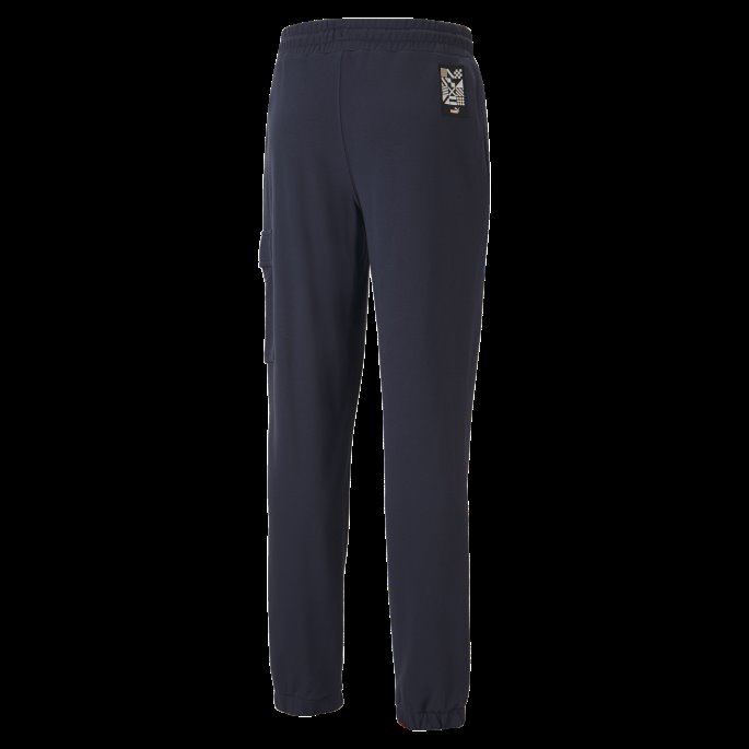 Puma På Salg Olympique De Marseille Ftblkultur Joggebukser Menn Parisian Night-Azure Blue
