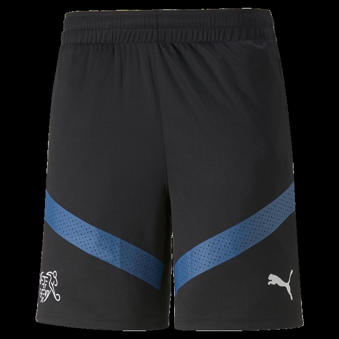 Svart-hvit Sveits Fotball Treningshorts Menn Puma På Tilbud