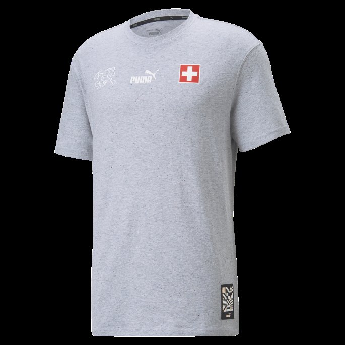 Switzerland Ftblculture Tee Menn Mellomgrå Lyng Puma På Salg
