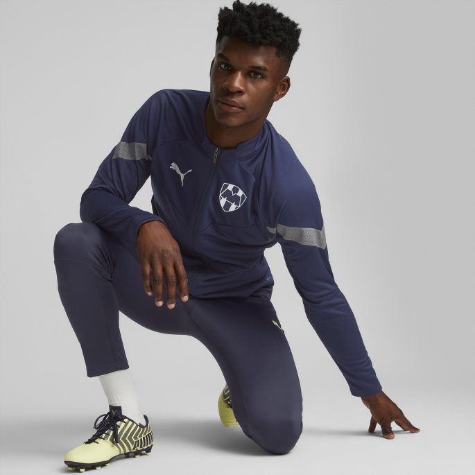 C.f. Monterrey Fotball Herre Treningsjakke Puma På Tilbud Peacoat-røkt Perle