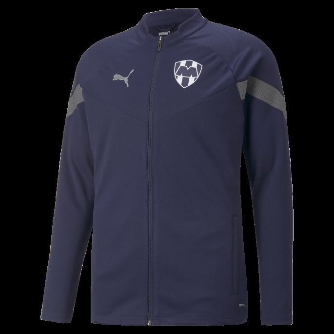 C.f. Monterrey Fotball Herre Treningsjakke Puma På Tilbud Peacoat-røkt Perle