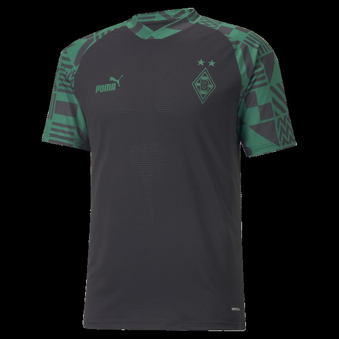 Power Green Puma På Salg Borussia M Nchengladbach Fotball Prematch Jersey Herre