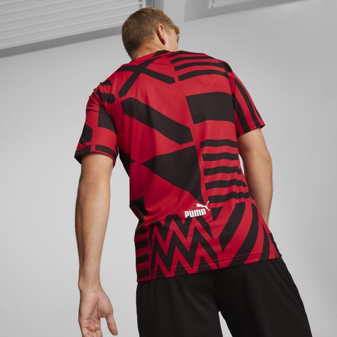 Tango Rød A.c. Milan Fotball Førkamp Herretrøye Puma På Salg