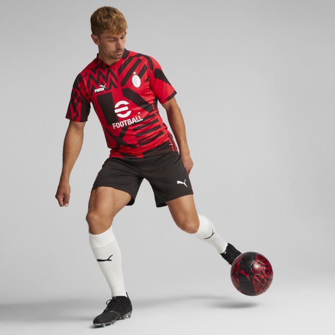Tango Rød A.c. Milan Fotball Førkamp Herretrøye Puma På Salg