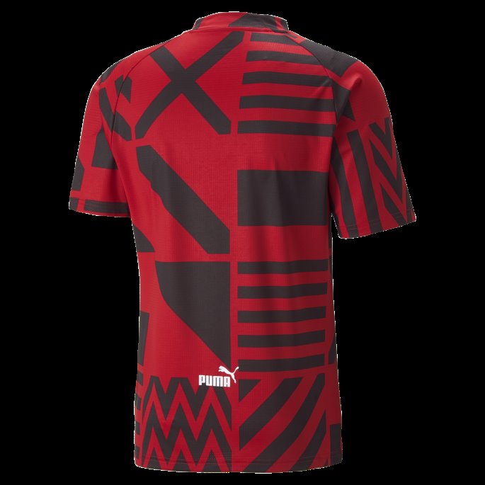 Tango Rød -hvit A.c. Milan Fotball Førkamptrøye Ungdom Puma På Salg