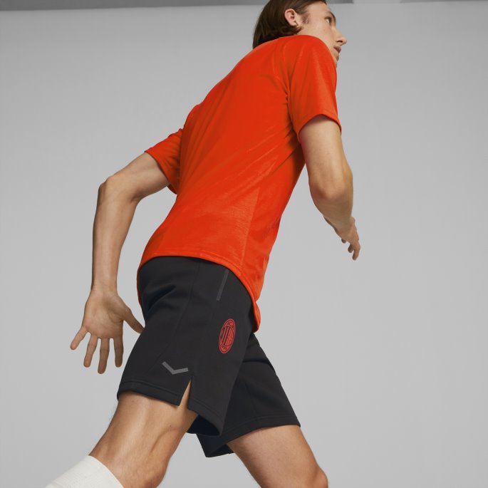 A.c. Milan Fotball Casuals Shorts Menn Puma På Tilbud Svart-asfalt