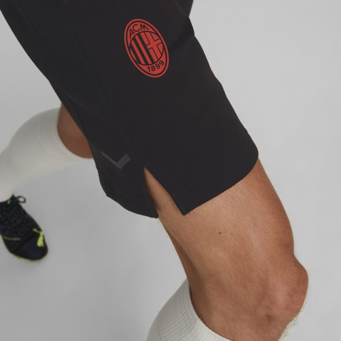 A.c. Milan Fotball Casuals Shorts Menn Puma På Tilbud Svart-asfalt