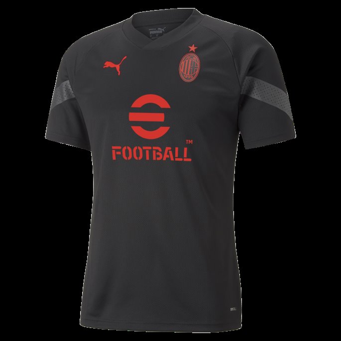 A.c. Milan Fotball Treningsdrakt Herre Puma På Tilbud Svart-asfalt