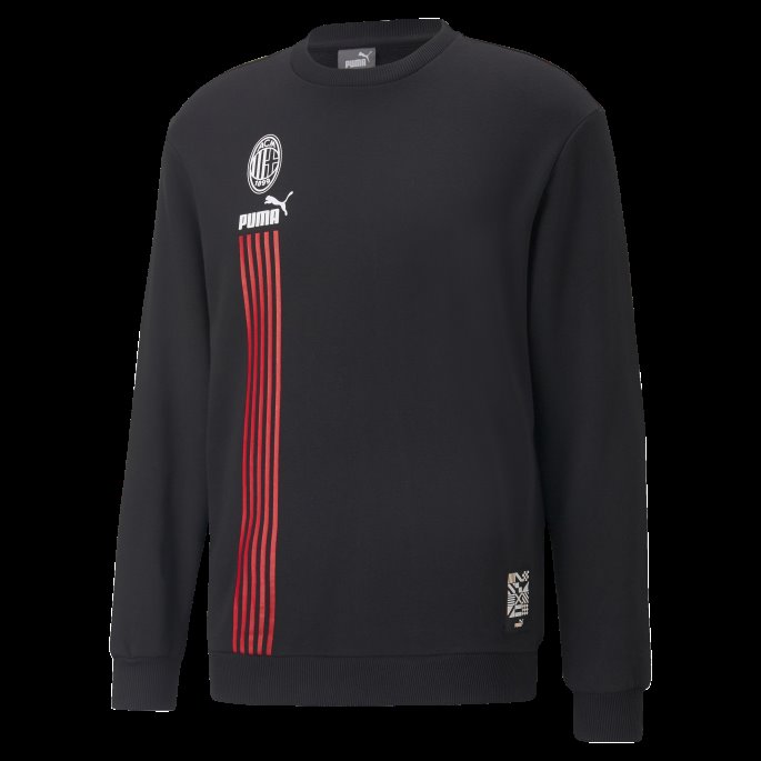A.c. Milan Ftblculture Crewneck Genser Menn Puma På Salg