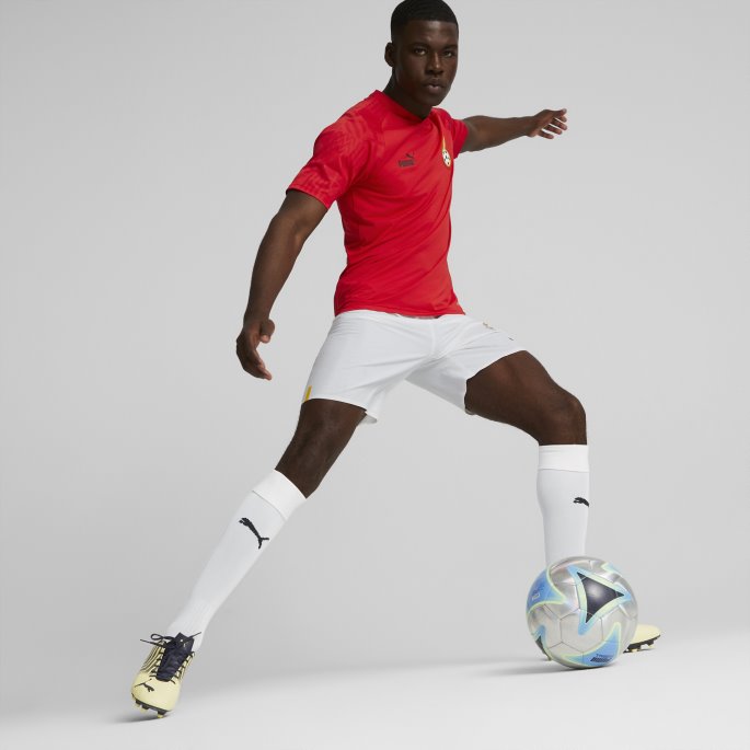 Ghana Fotball Førkamptrøye Menn Rød-svart Puma På Salg