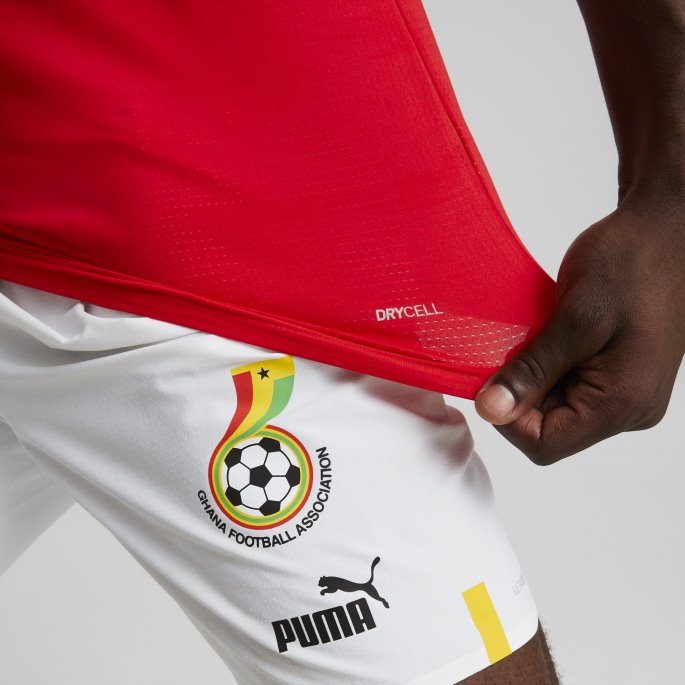 Ghana Fotball Førkamptrøye Menn Rød-svart Puma På Salg