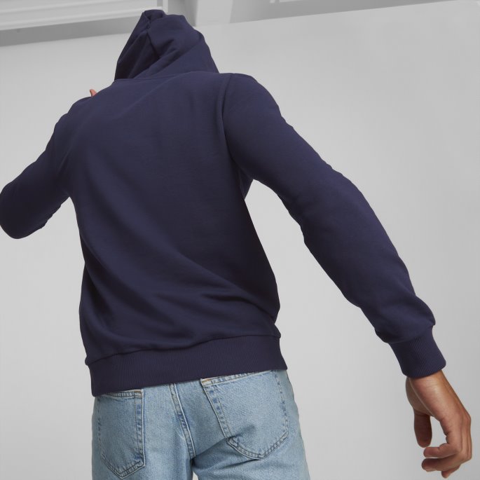 Peacoat Puma På Salg Tsjekkia Fotball Ftblcore Hettegenser Menn