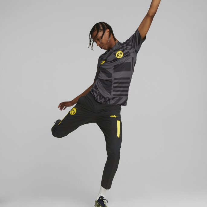 Borussia Dortmund Fotball Herre Prematch-trøye Svart-asfalt Puma På Salg