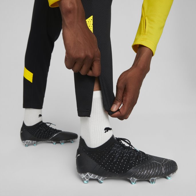 Puma På Tilbud Borussia Dortmund Fotball Treningsbukser Herre Svart-cyber Gul