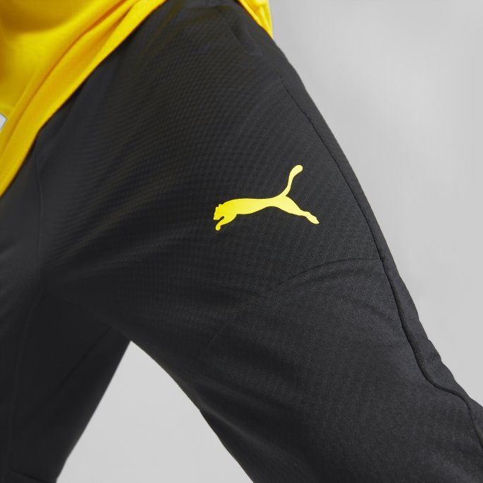 Puma På Tilbud Borussia Dortmund Fotball Treningsbukser Herre Svart-cyber Gul
