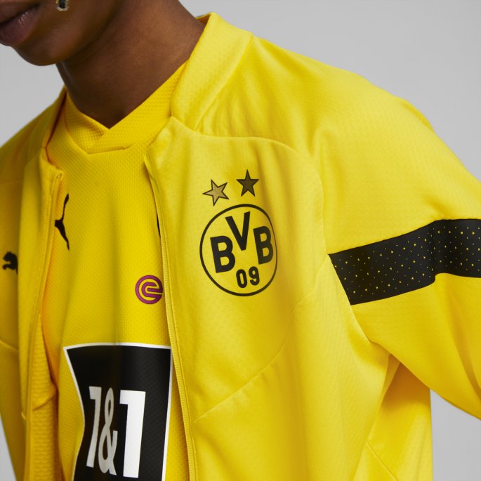 Borussia Dortmund Fotball Treningsjakke Herre Cyber Gul Puma På Salg