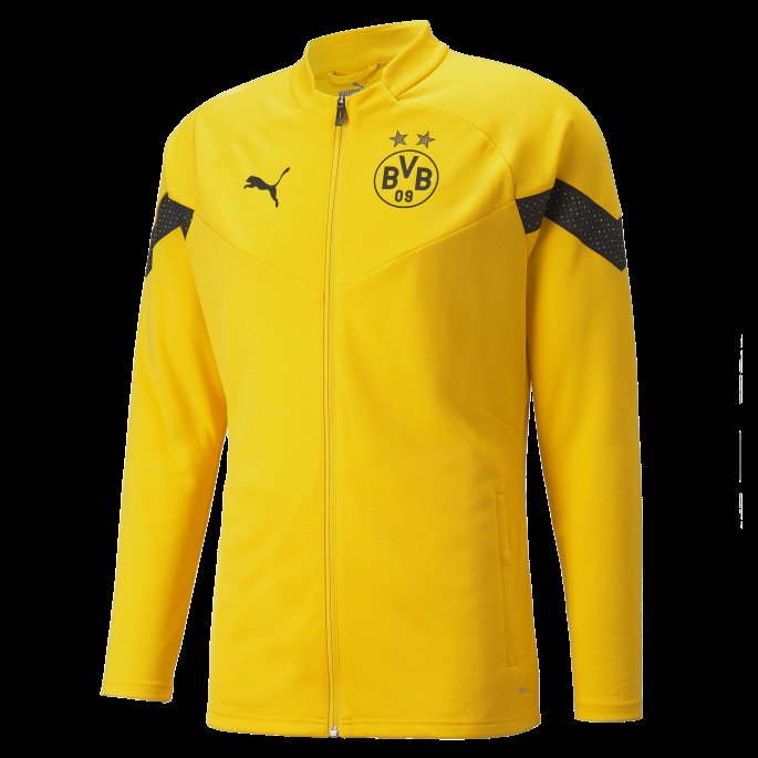 Borussia Dortmund Fotball Treningsjakke Herre Cyber Gul Puma På Salg