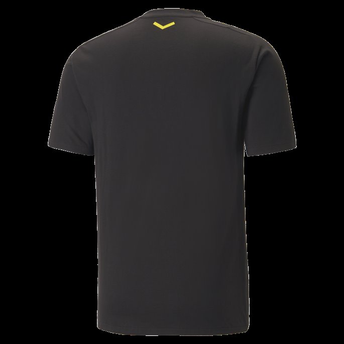Borussia Dortmund Fotball Casuals Tee Menn Puma På Tilbud Svart