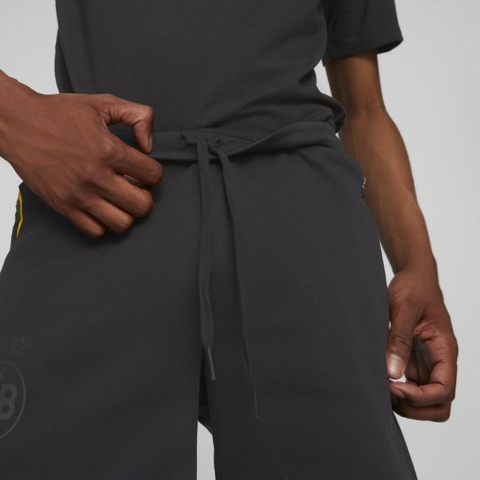 Borussia Dortmund Fotball Casuals Shorts Menn Svart Puma På Salg