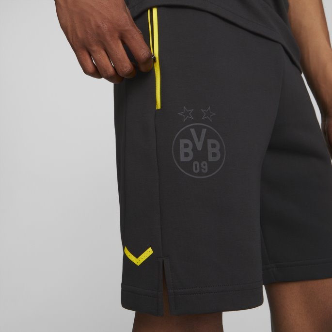 Borussia Dortmund Fotball Casuals Shorts Menn Svart Puma På Salg