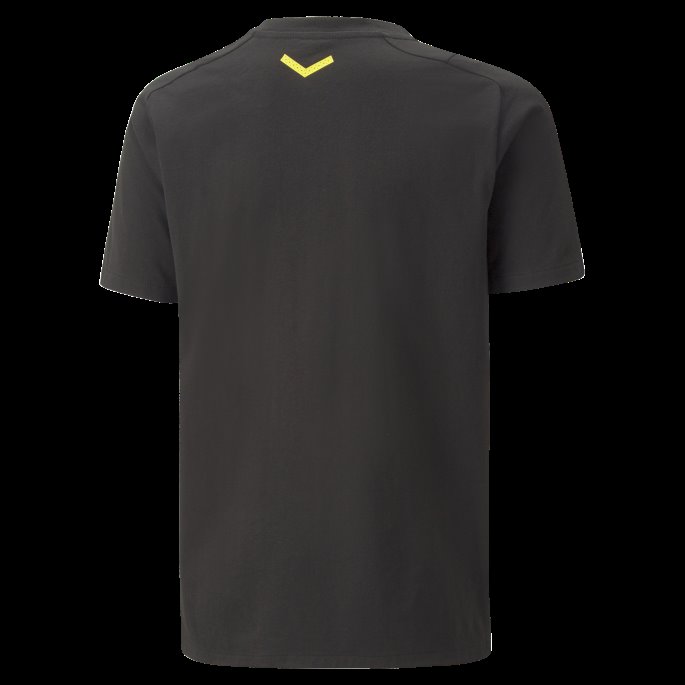 Puma På Tilbud Svart Borussia Dortmund Fotball Casuals Tee Ungdom