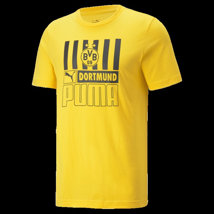 Borussia Dortmund Fotball Ftblcore Tee Menn Cyber Gul Puma På Salg