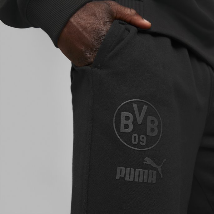 Puma På Tilbud Svart-asfalt Borussia Dortmund Ftblculture Joggebukser Herre