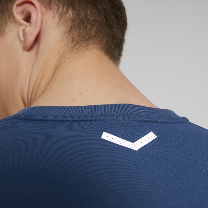Seilende Blå-hvit Puma På Salg Manchester City F.c. Casuals Fotball Tee Menn