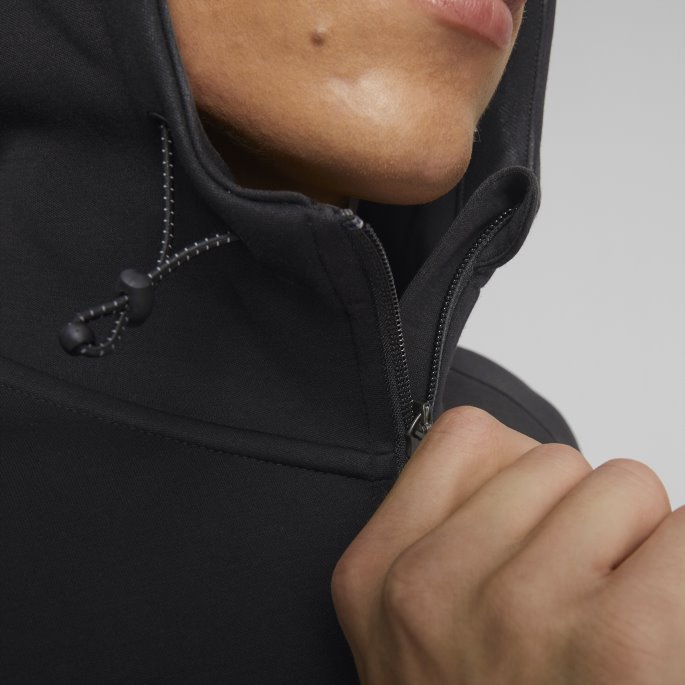 Bomull Svart-hvit Manchester City F.c. Fotball Casuals Hettejakke Menn Puma På Salg