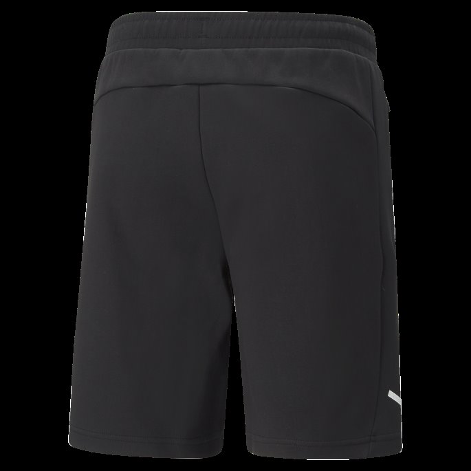 Puma På Tilbud Bomull Svart-hvit Manchester City F.c. Fotball Casuals Shorts Menn