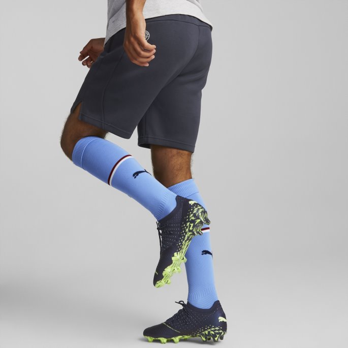 Parisisk Nattgrå Fiolett Puma På Salg Manchester City F.c. Fotball Casuals Shorts Menn