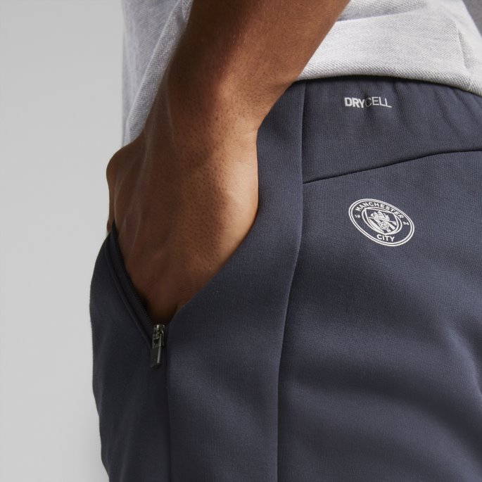 Parisisk Nattgrå Fiolett Puma På Salg Manchester City F.c. Fotball Casuals Shorts Menn