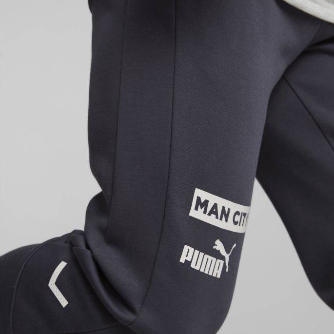 Manchester City F.c. Fotball Casuals Bukser Herre Parisisk Nattgrå Fiolett Puma På Tilbud