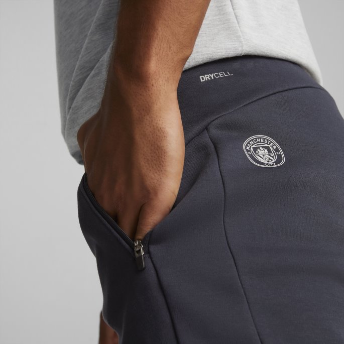Manchester City F.c. Fotball Casuals Bukser Herre Parisisk Nattgrå Fiolett Puma På Tilbud